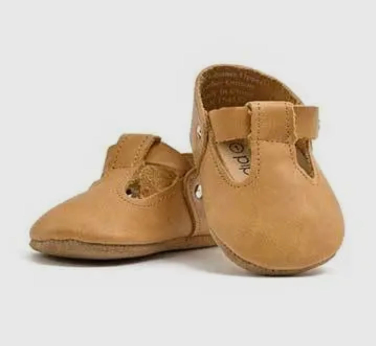 Piper and Finn Natural Mary Jane Baby