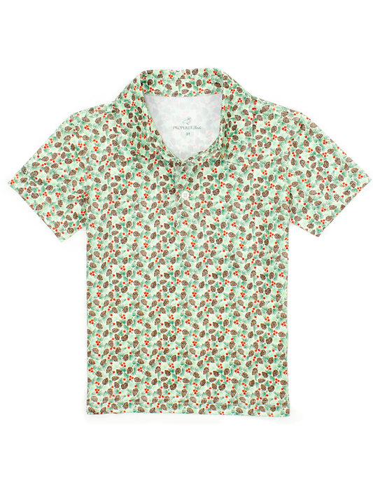 Properly Tied Winter Pine Inlet Polo