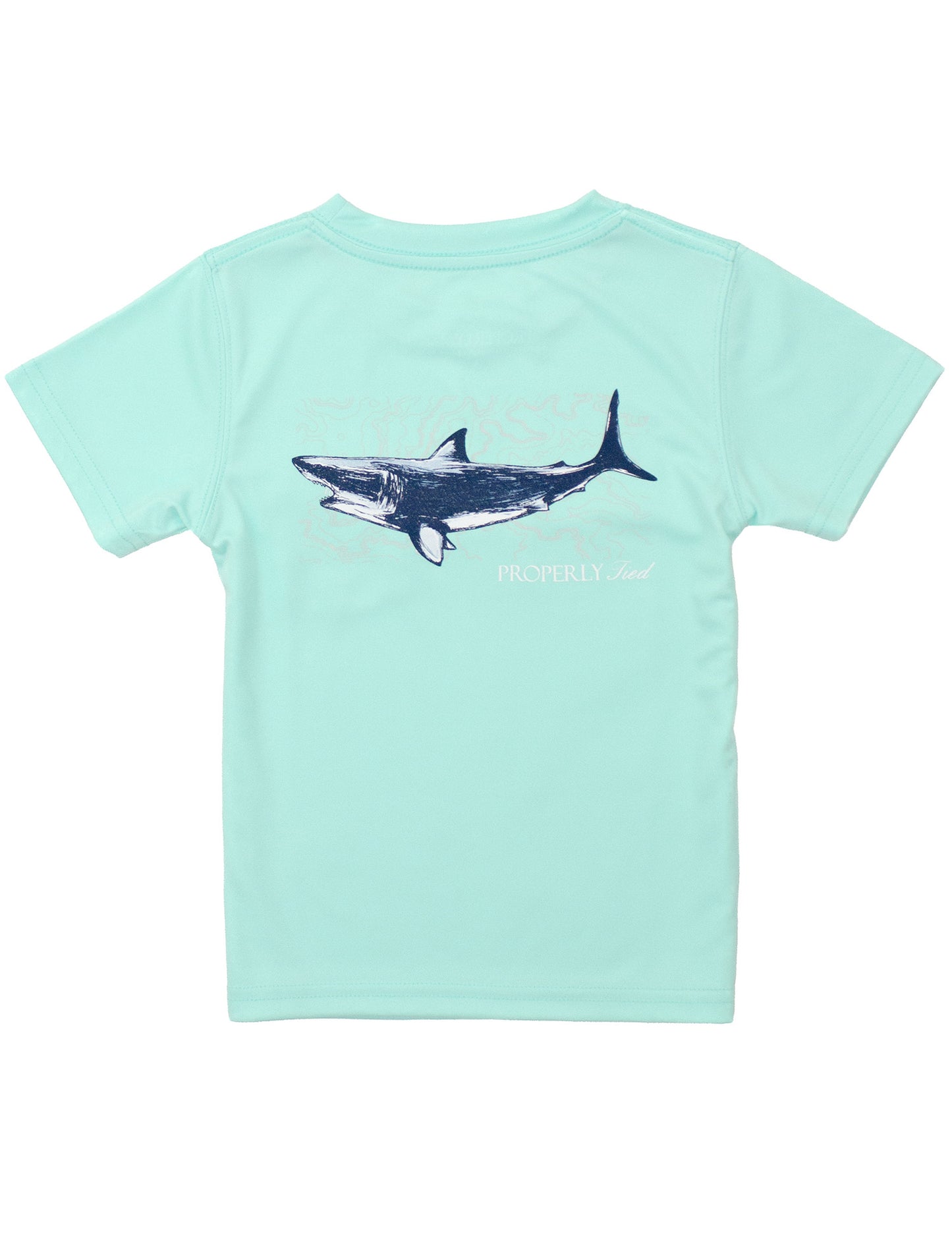 Properly Tied Topo Shark Performance Tee