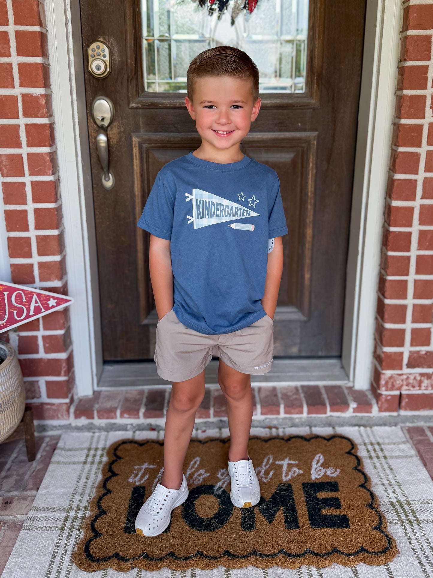 Sweet Wink Blue Kindergarten Tee
