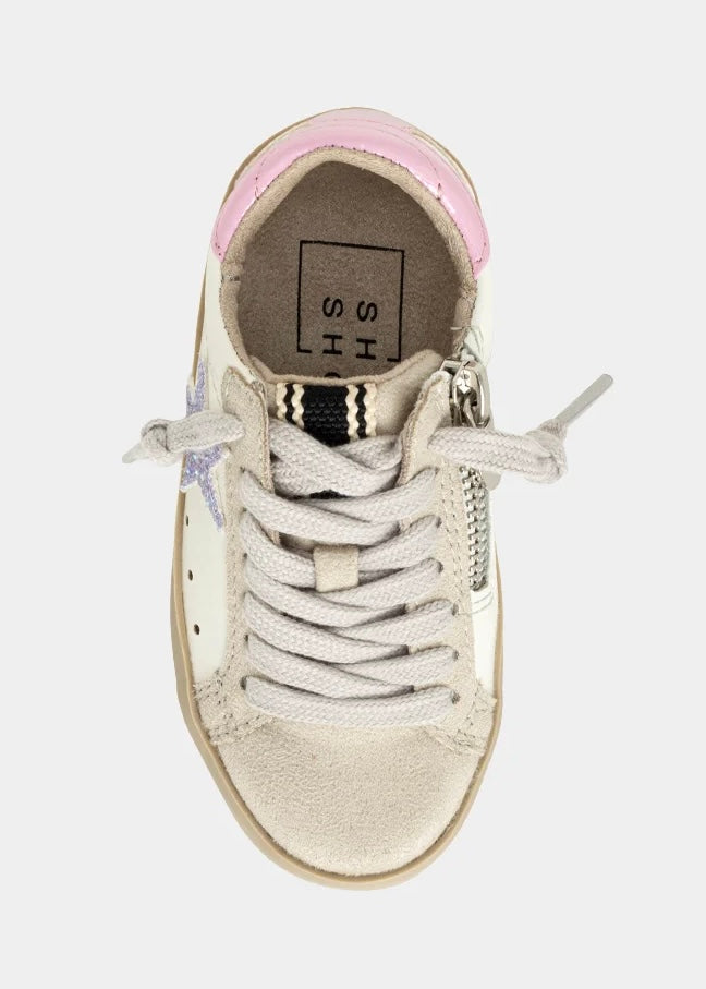 Shu Shop Paula Lilac Glitter Sneaker