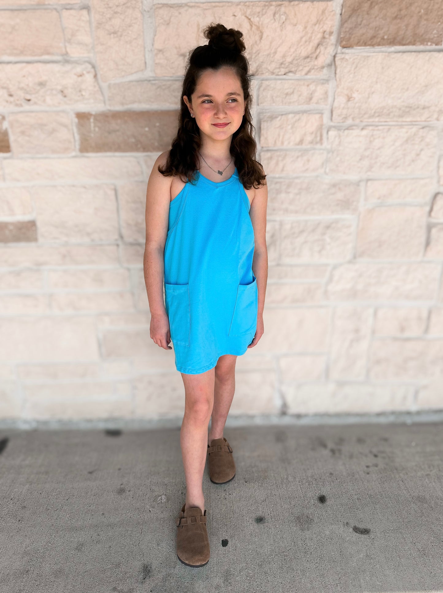Good Girl Aqua Blue Shortie Dress