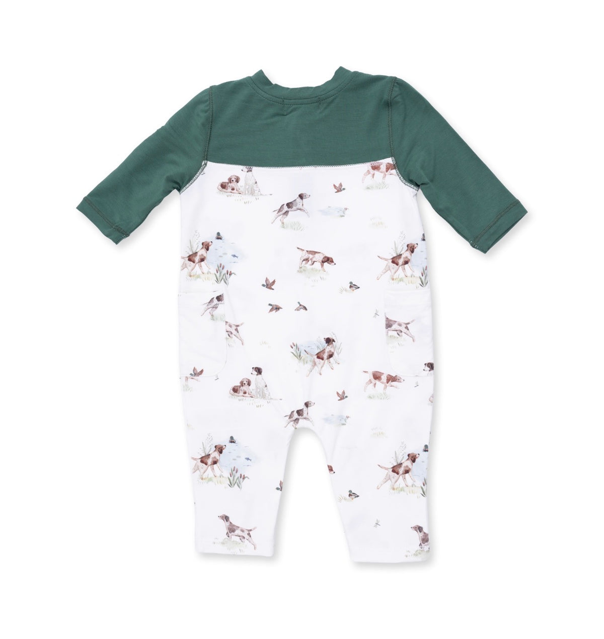 Angel Dear Pointer Pups + Ducks Romper