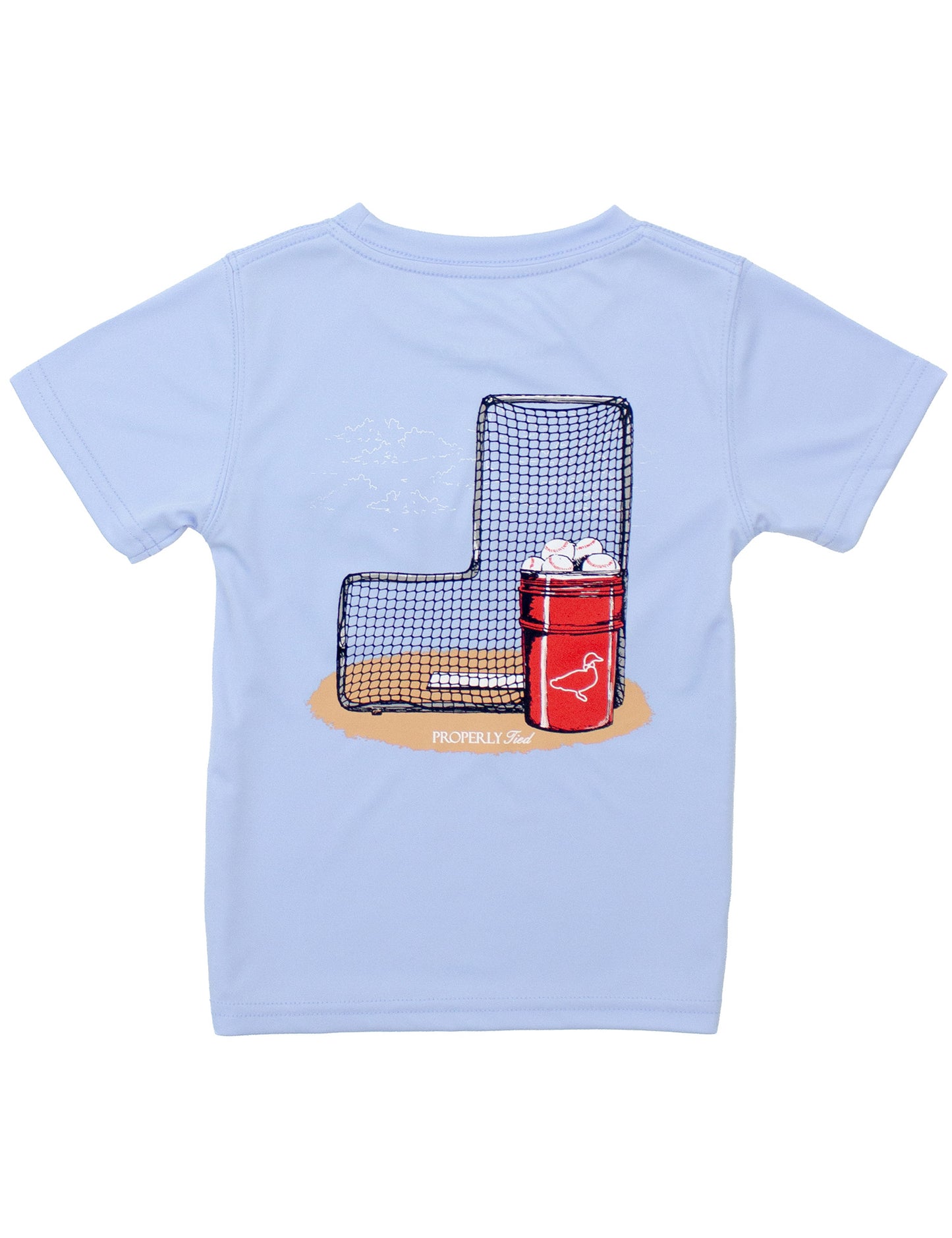 Properly Tied Baseball Bucket Performance Tee