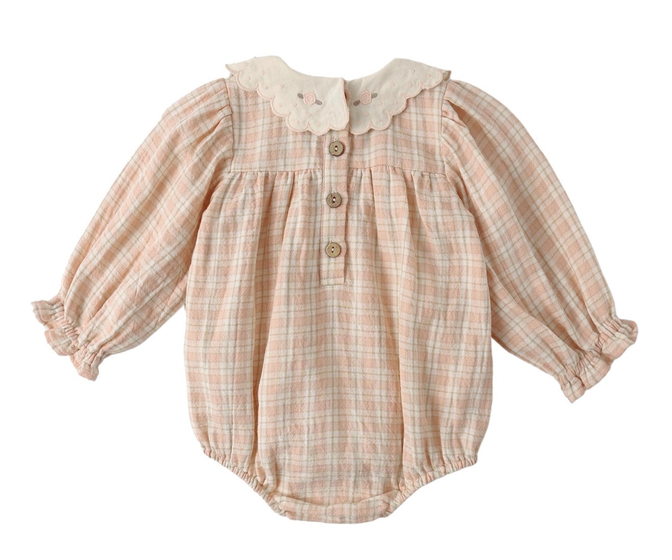 Quincy Mae Pink Plaid Callie Bubble