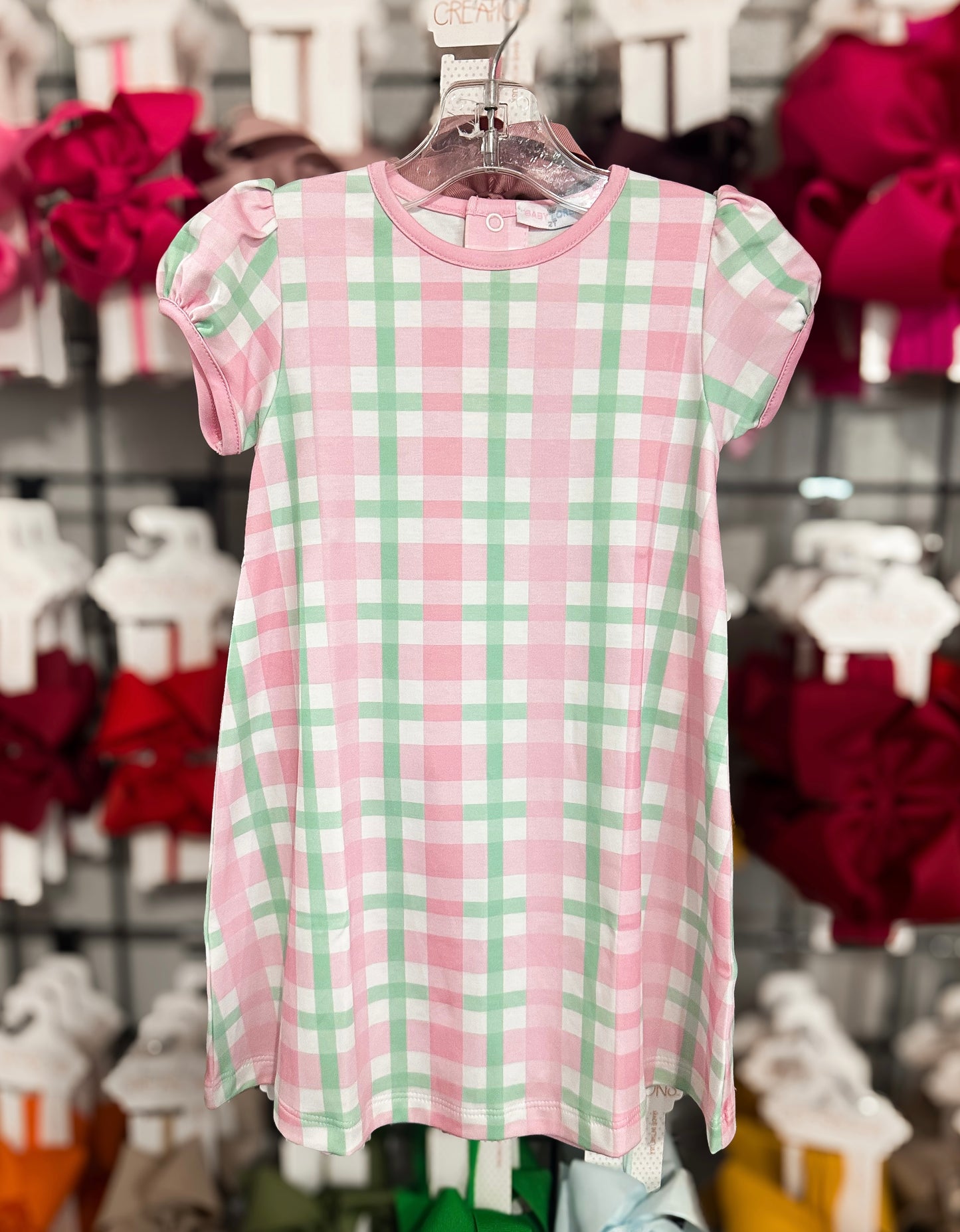 Baby Loren Pink Plaids Dress