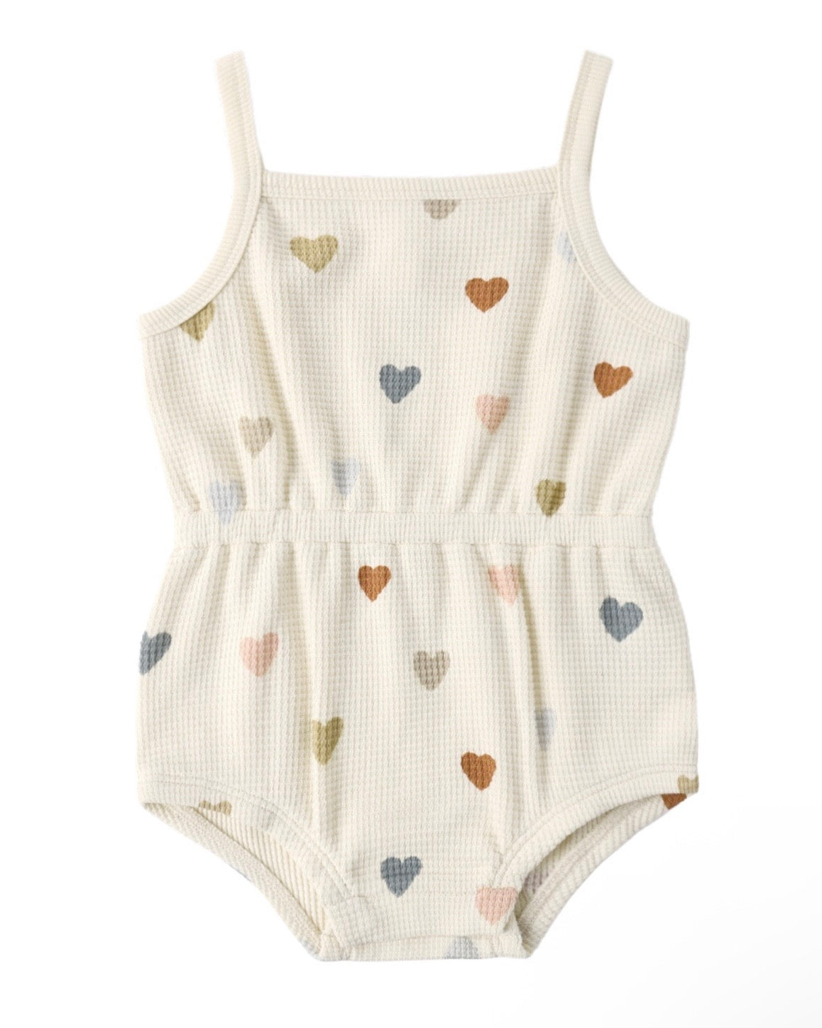 Quincy Mae Confetti Hearts Waffle Bubble