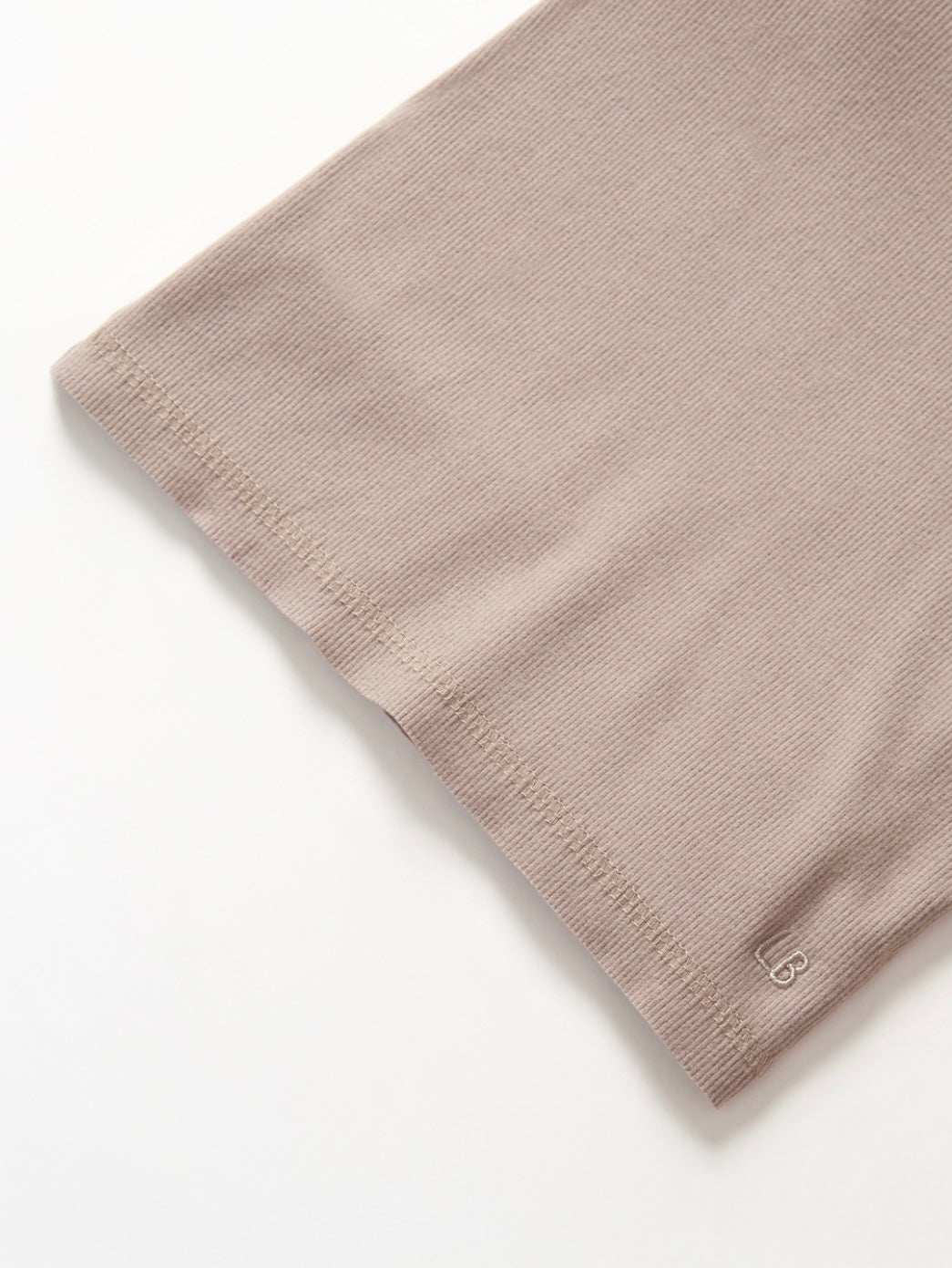Little Bipsy Mushroom Ribbed Top