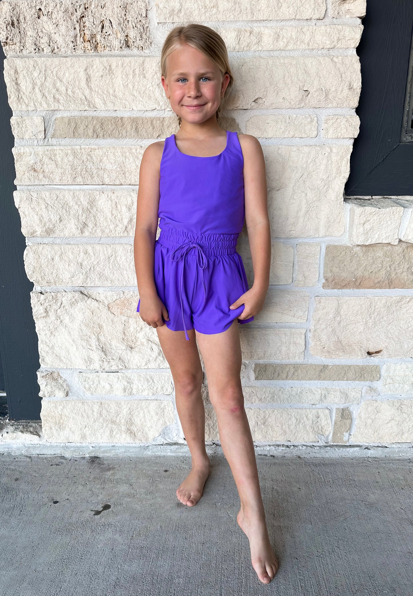 Blended Spirit Purple Butterfly Romper