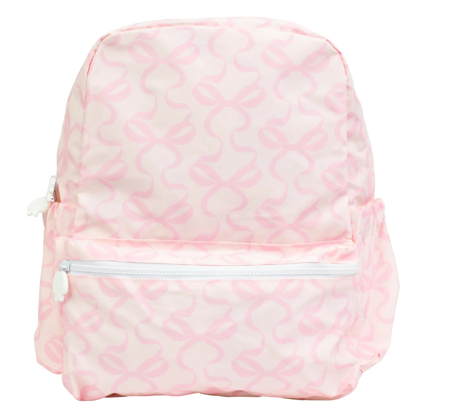 Apple Of My Isla Large Pink Bow Backpack