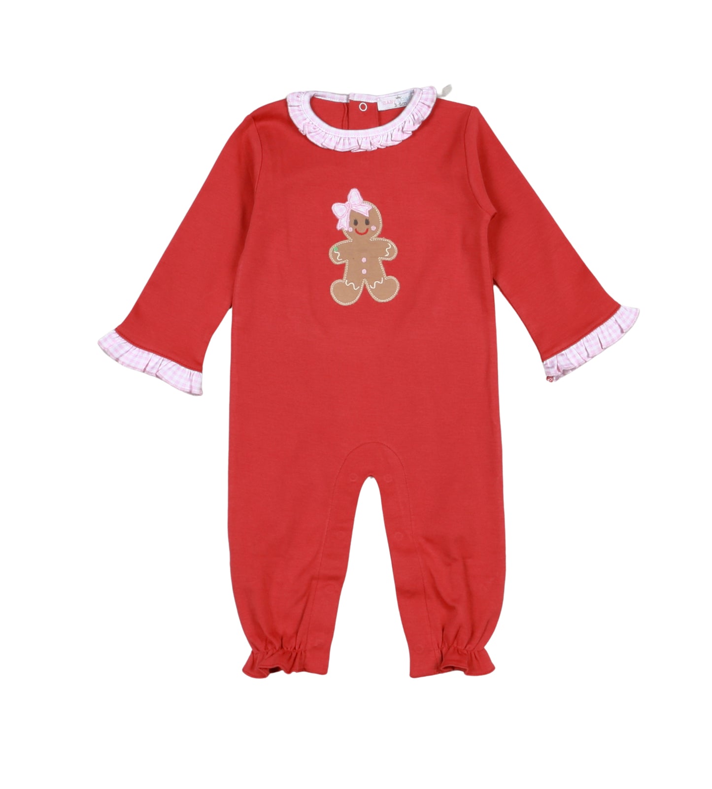 Baby Loren Gingerbread Man Ruffle Romper