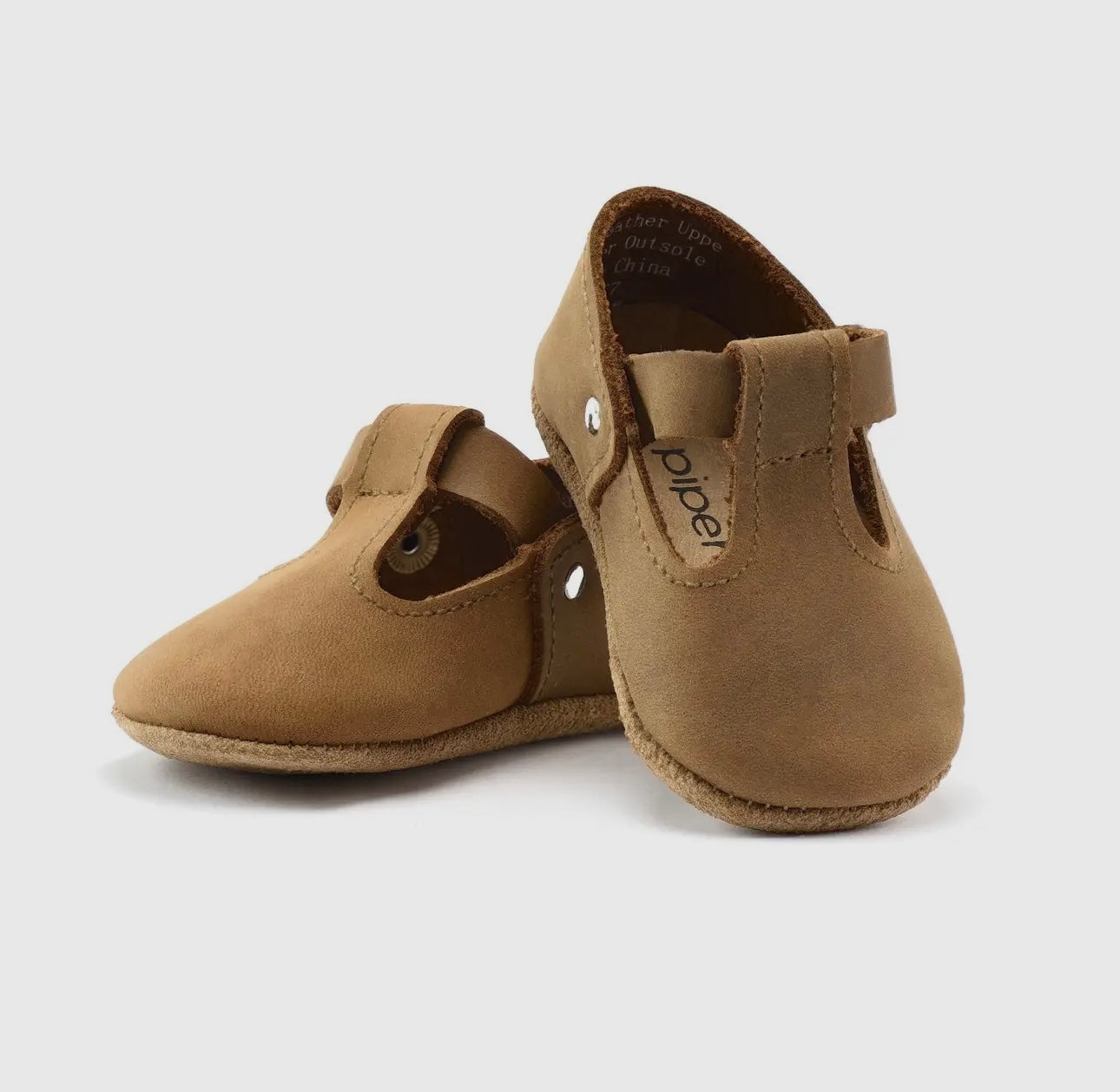 Piper and Finn Brown Mary Jane Baby