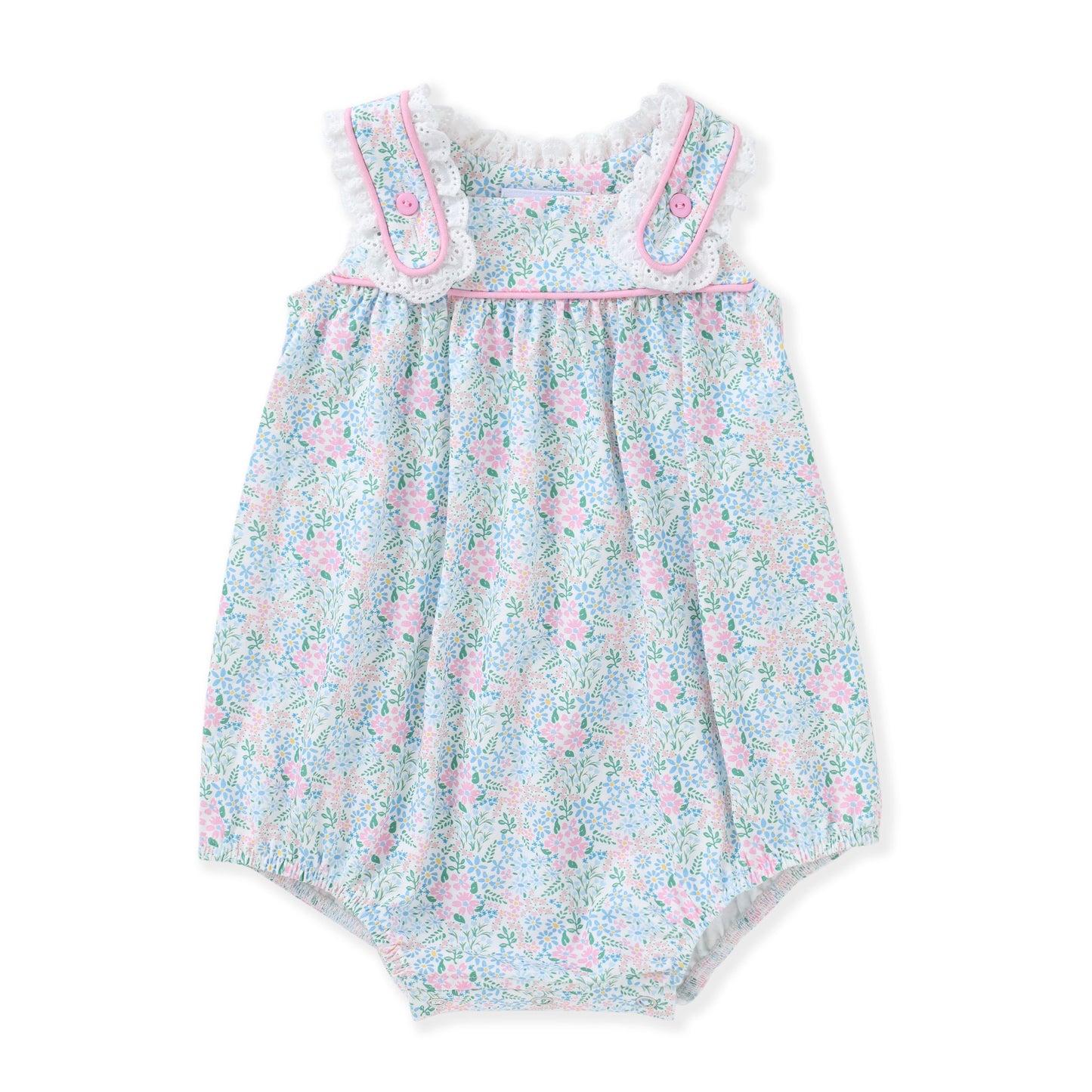 Swoon Baby Eyelet Ditsy Floral Bubble