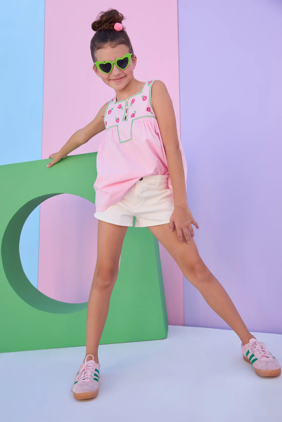 Bisby Ivory Denim Short