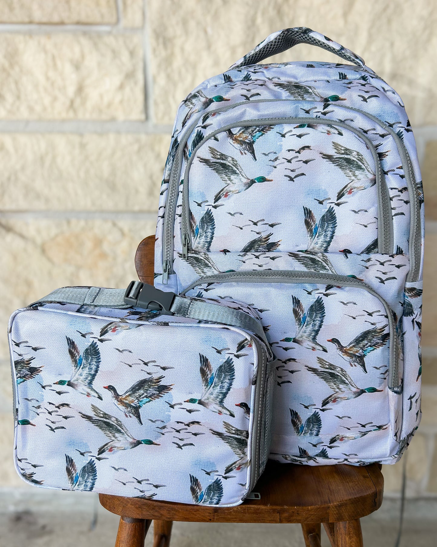 Velvet Fawn Mallard Sky Lunchbox