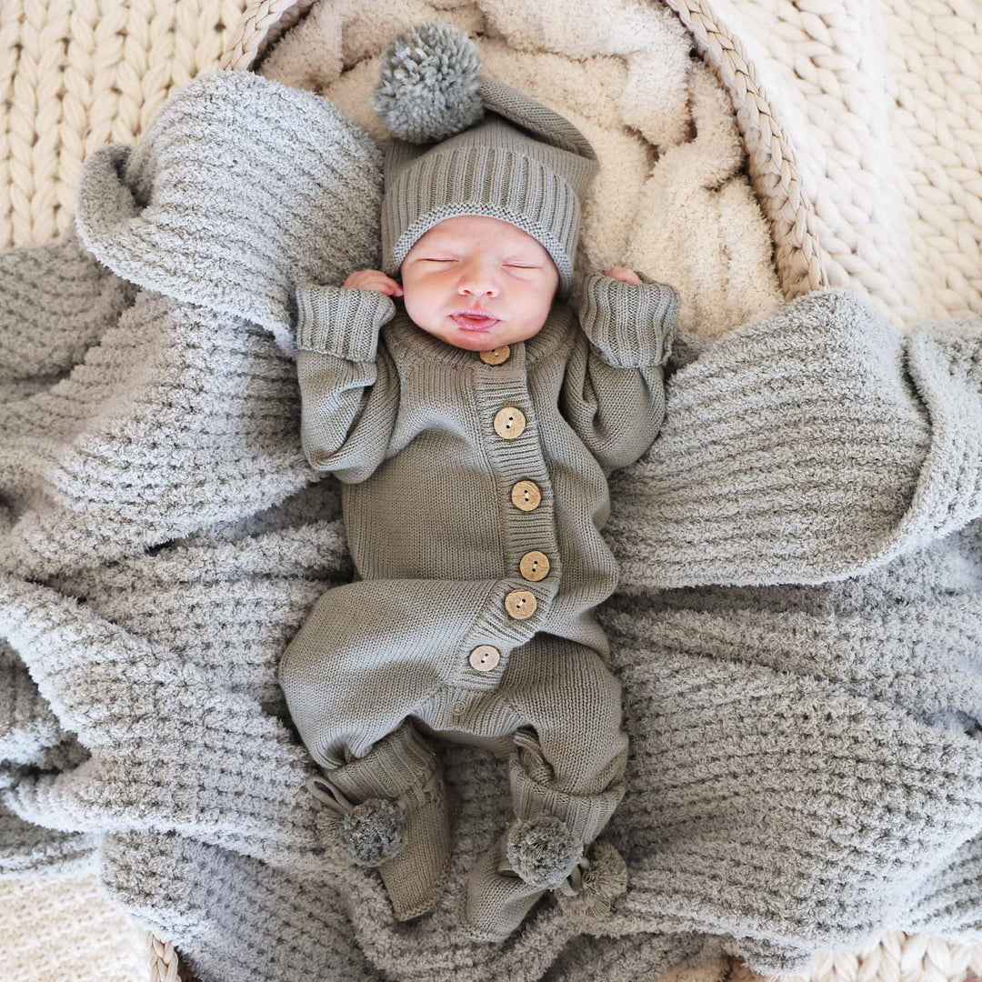 Caden Lane Smoke Knit Sweater Romper