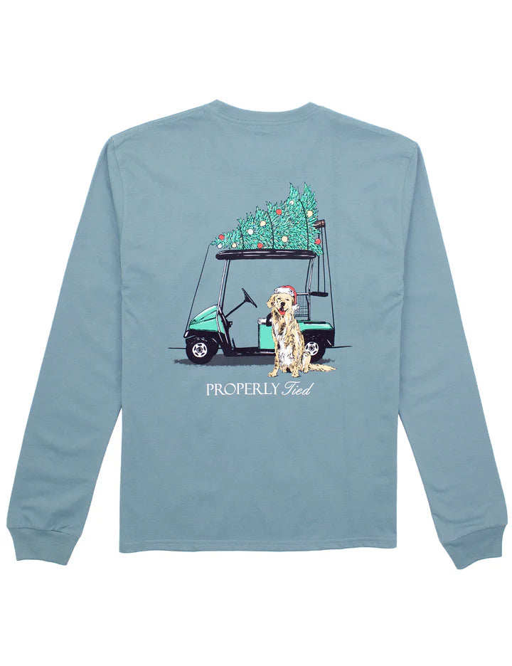 Properly Tied Santa’s Caddy LS Tee