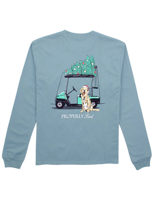 Properly Tied Santa’s Caddy LS Tee