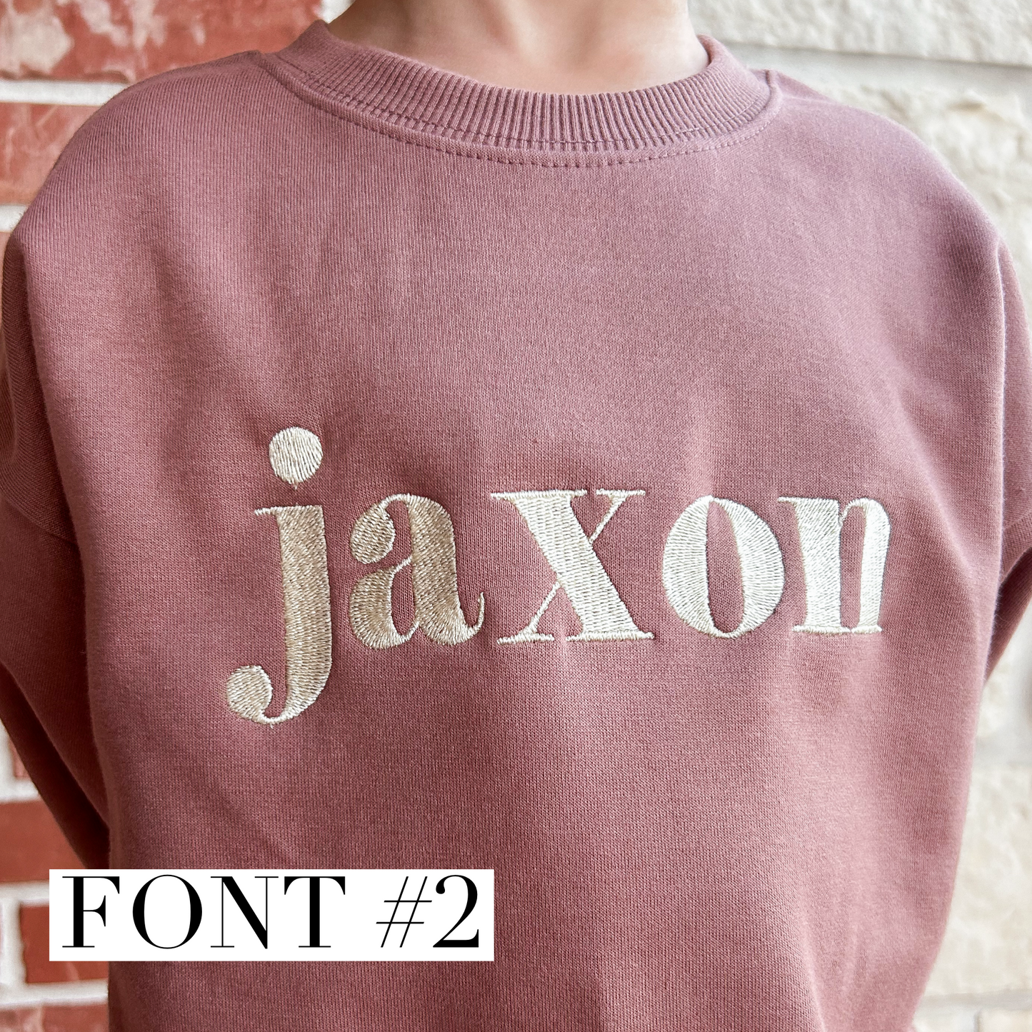Monogram + Embroidery