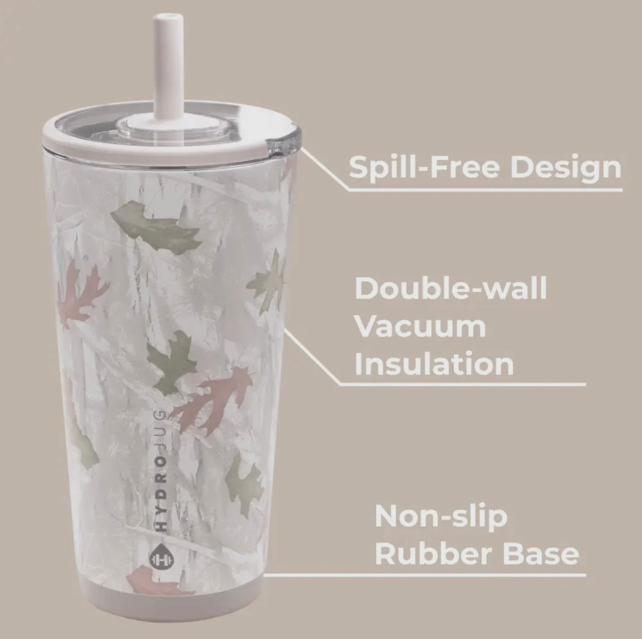 HydroJug Everyday Camo Tumbler 20oz