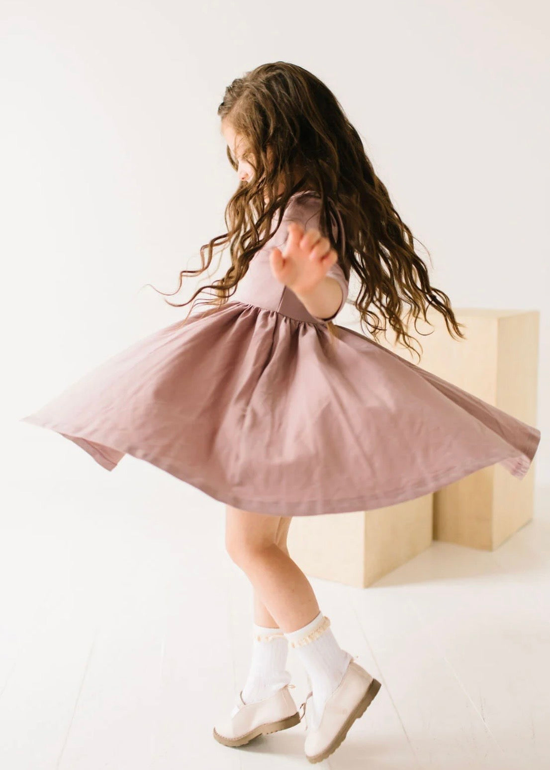 Ollie Jay Mauve Rubina Dress