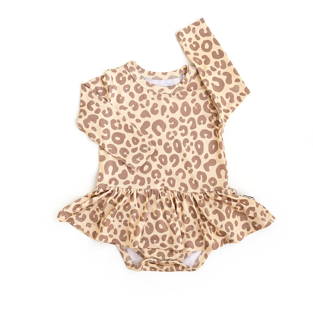 Gigi & Max Amari Leopard Bodysuit Dress