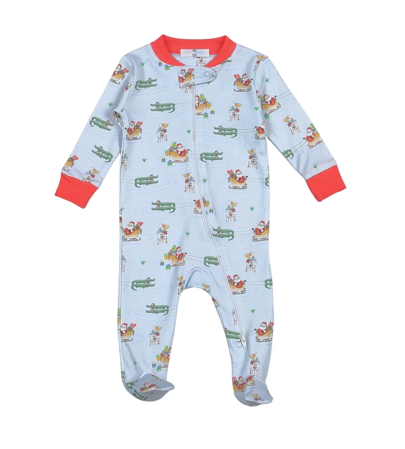 Baby Loren Cajun Christmas Footie
