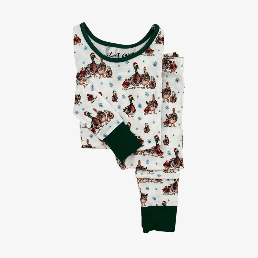 Velvet Fawn Merry Mallards PJ Set