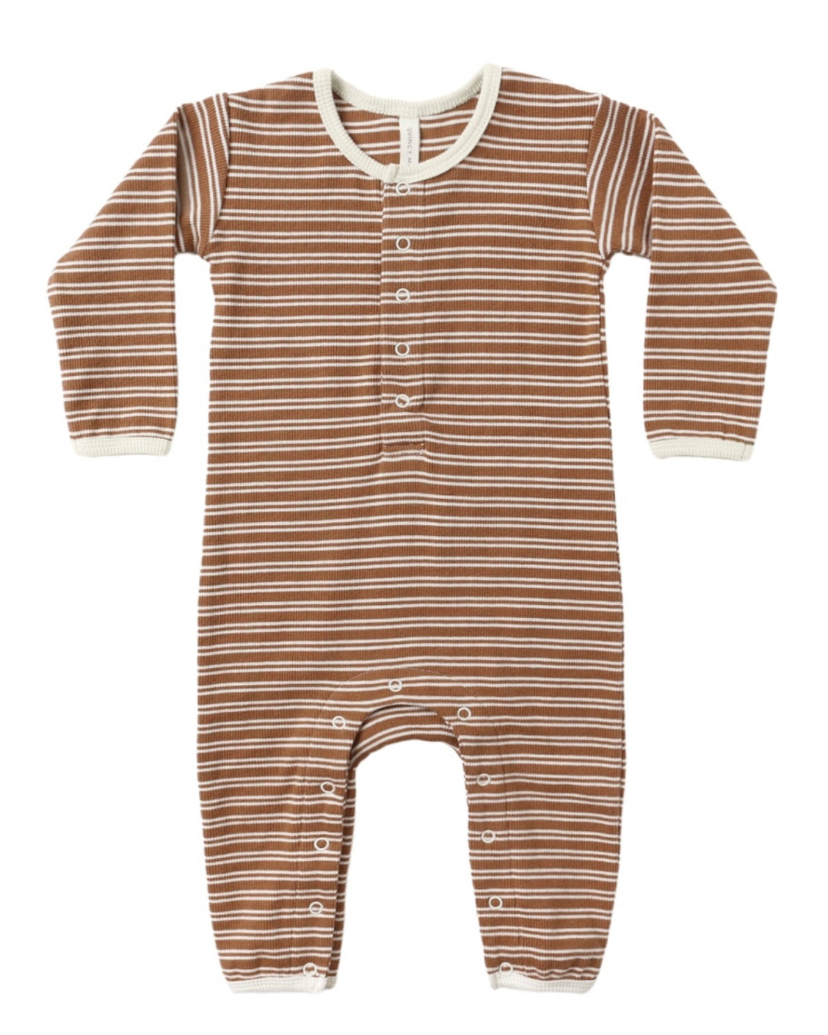 Quincy Mae Cedar Micro Stripe Jumpsuit