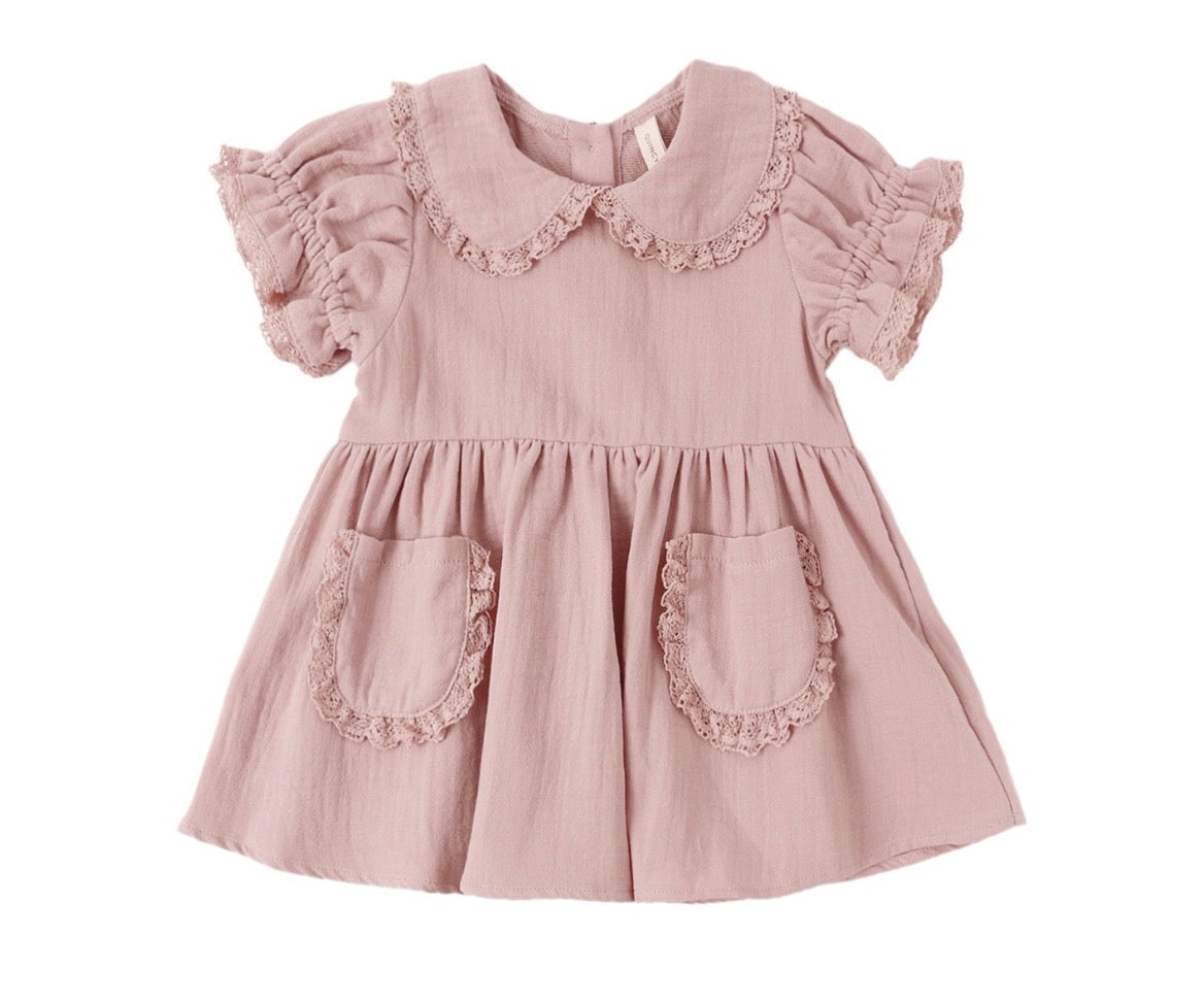 Quincy Mae Marisol Mauve Dress