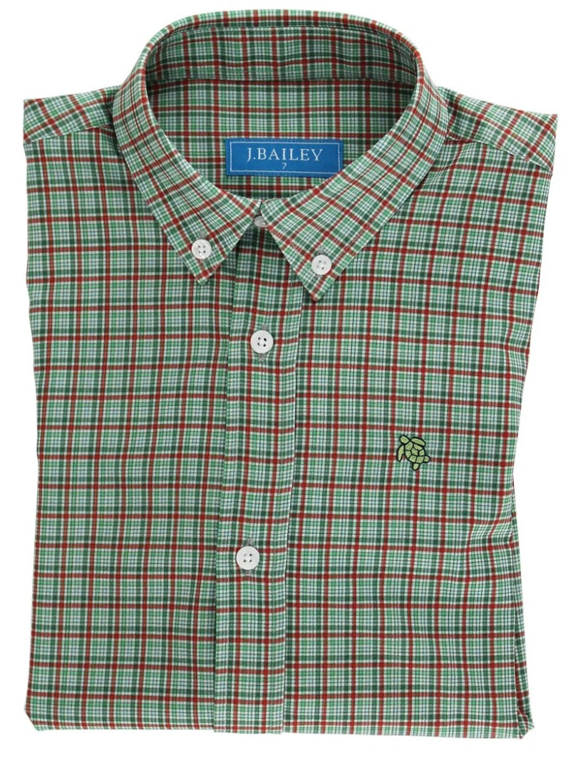 J Bailey Jingle Performance Button Down Shirt