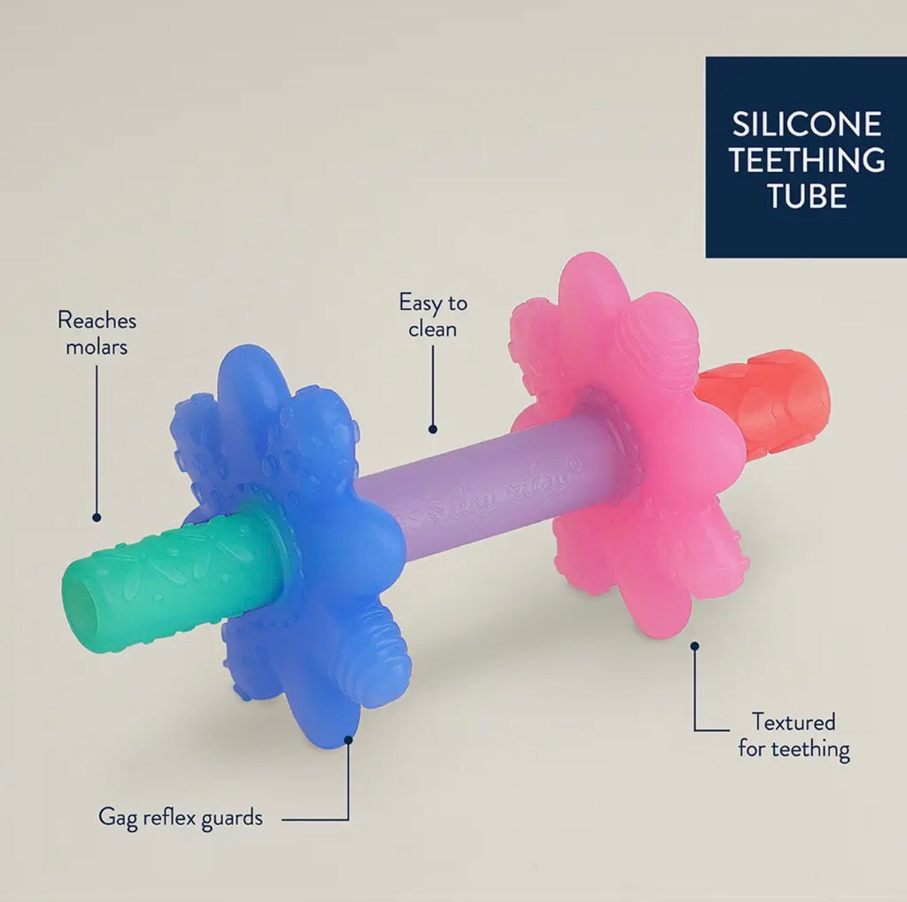 Itzy Ritzy Pink Rainbow Teensy Tubes