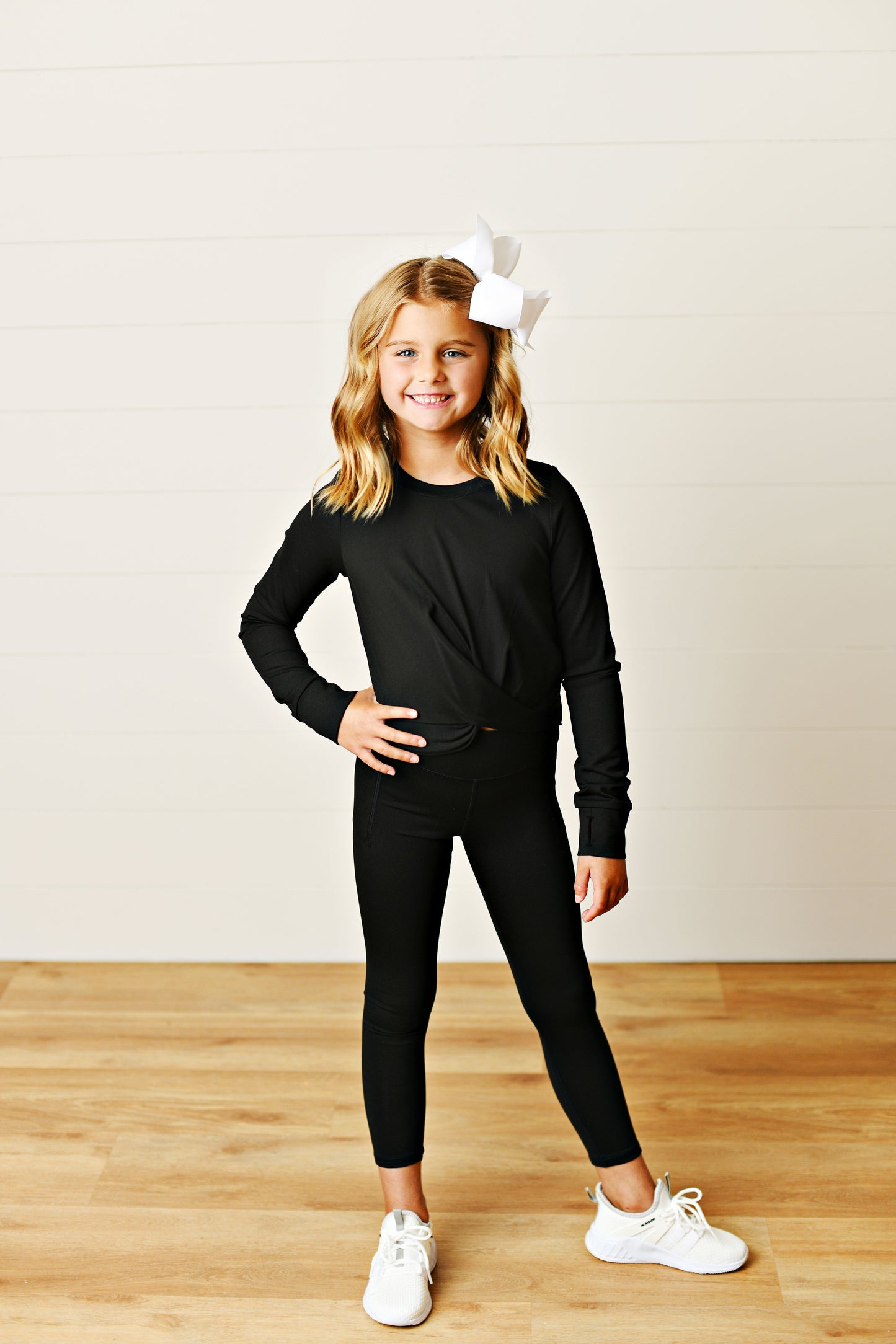 Swoon Baby Black Knot Top