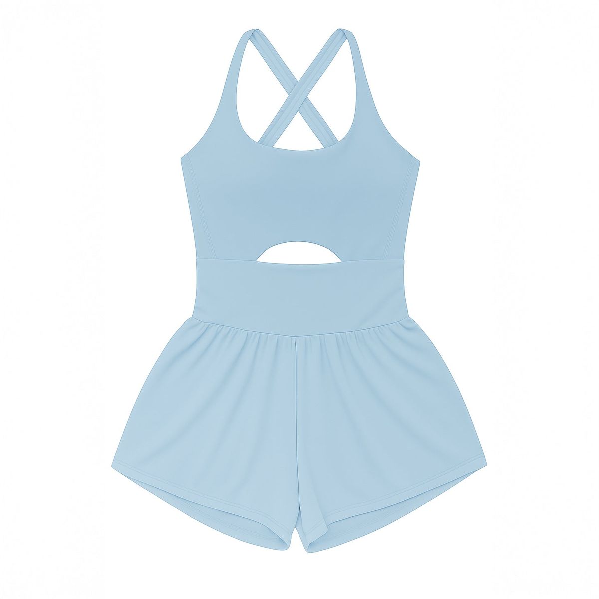 Belle Cher Blue Haddie Romper