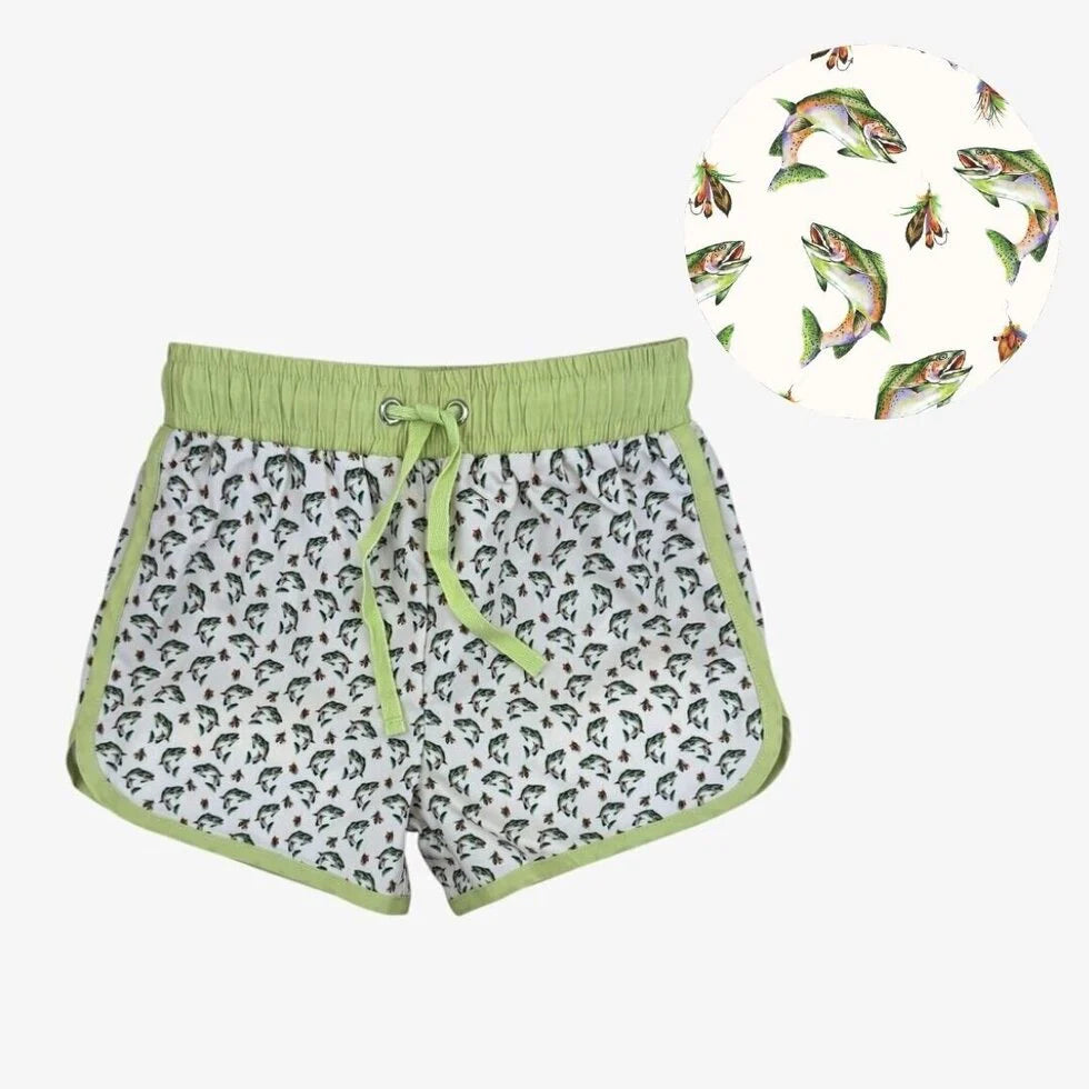 Velvet Fawn Trout Traditions Swim Shortie