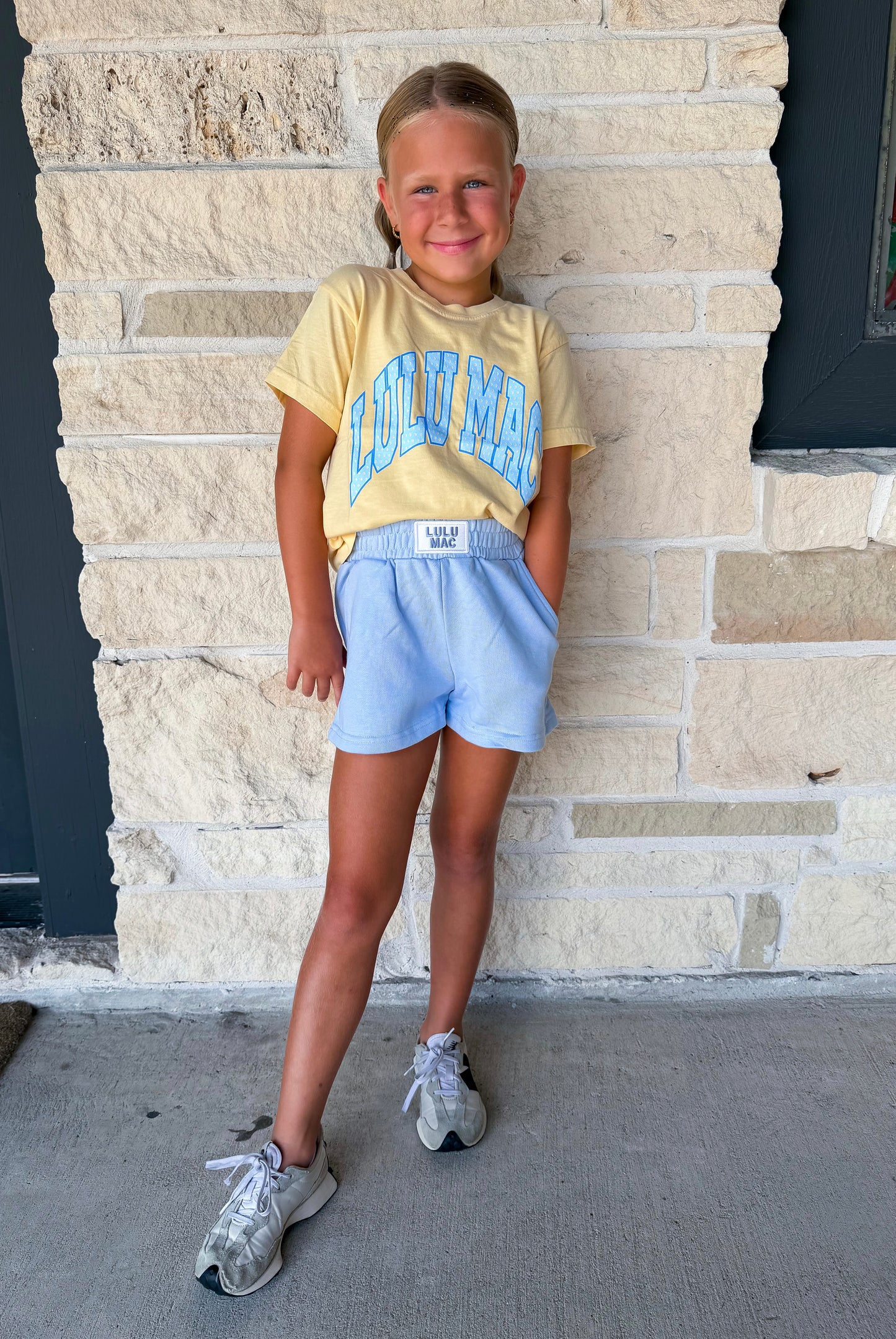 Lulu Mac Yellow/Blue Tee