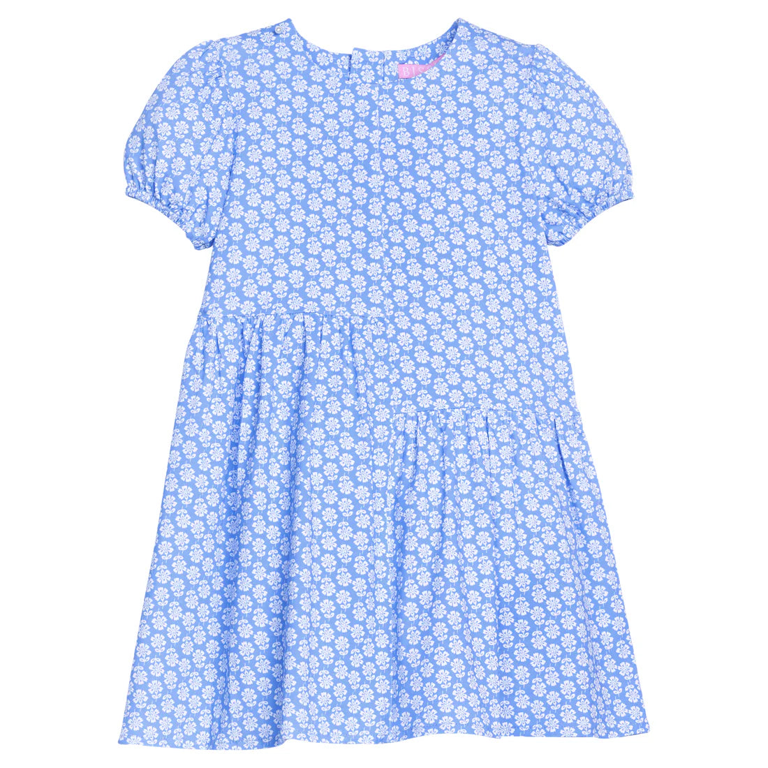 Bisby Periwinkle Block Print Phillipa Dress