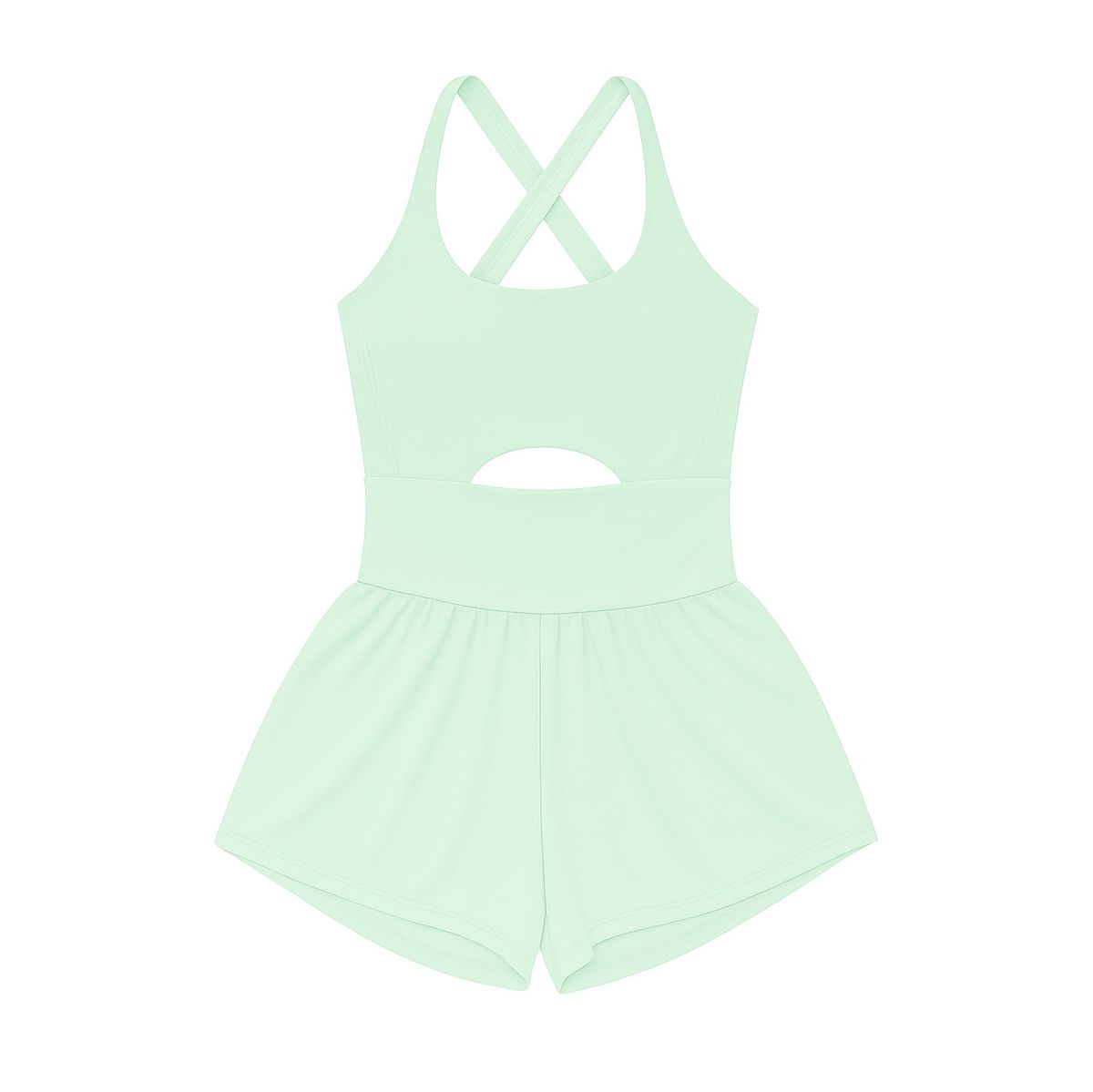 Belle Cher Mint Green Haddie Romper