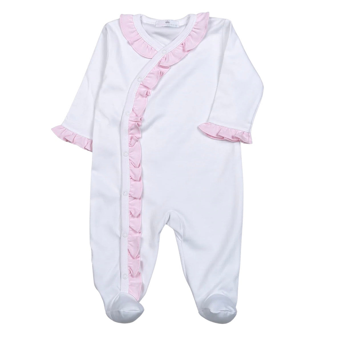 Baby Loren Lily Ruffle Kimono Footie