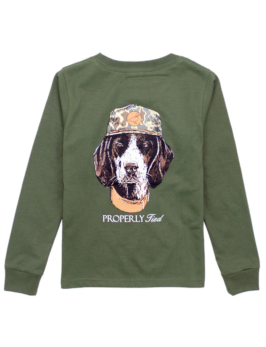Properly Tied Mans Best Friend LS Tee