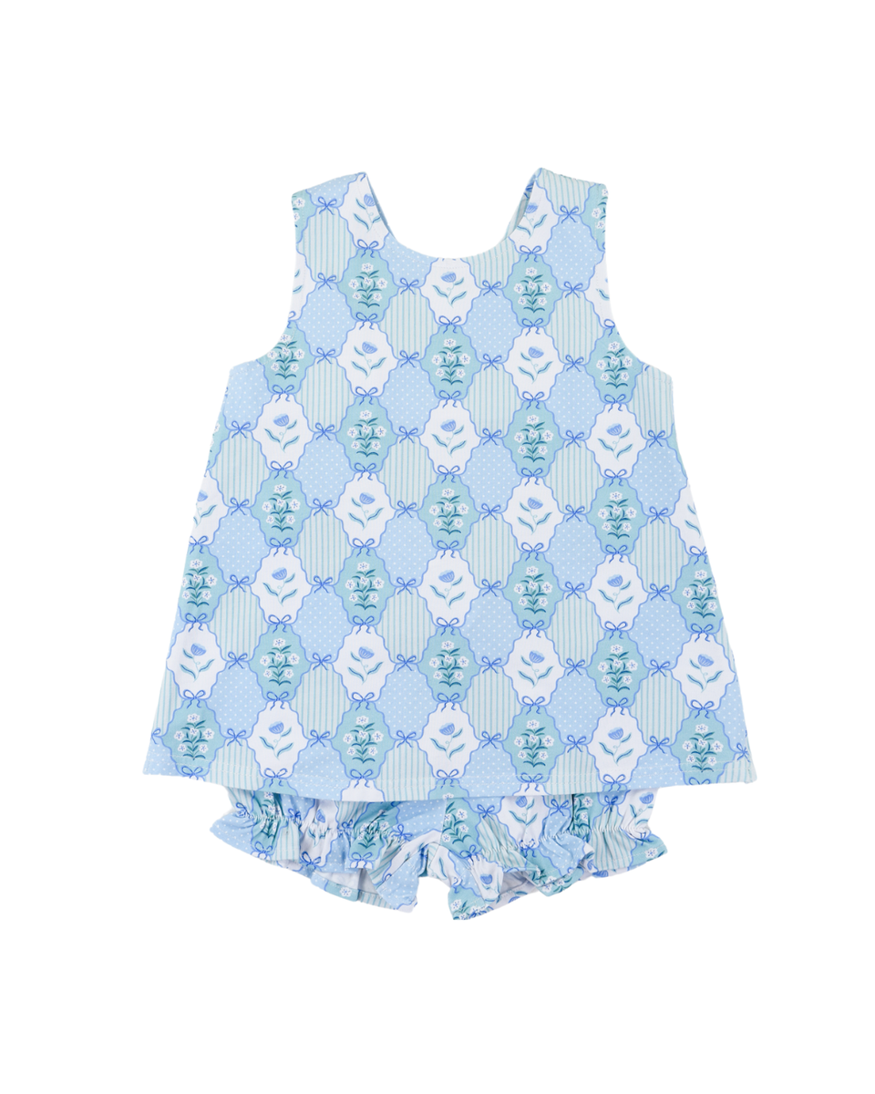 Cypress Row Floral Blues Crossover Set