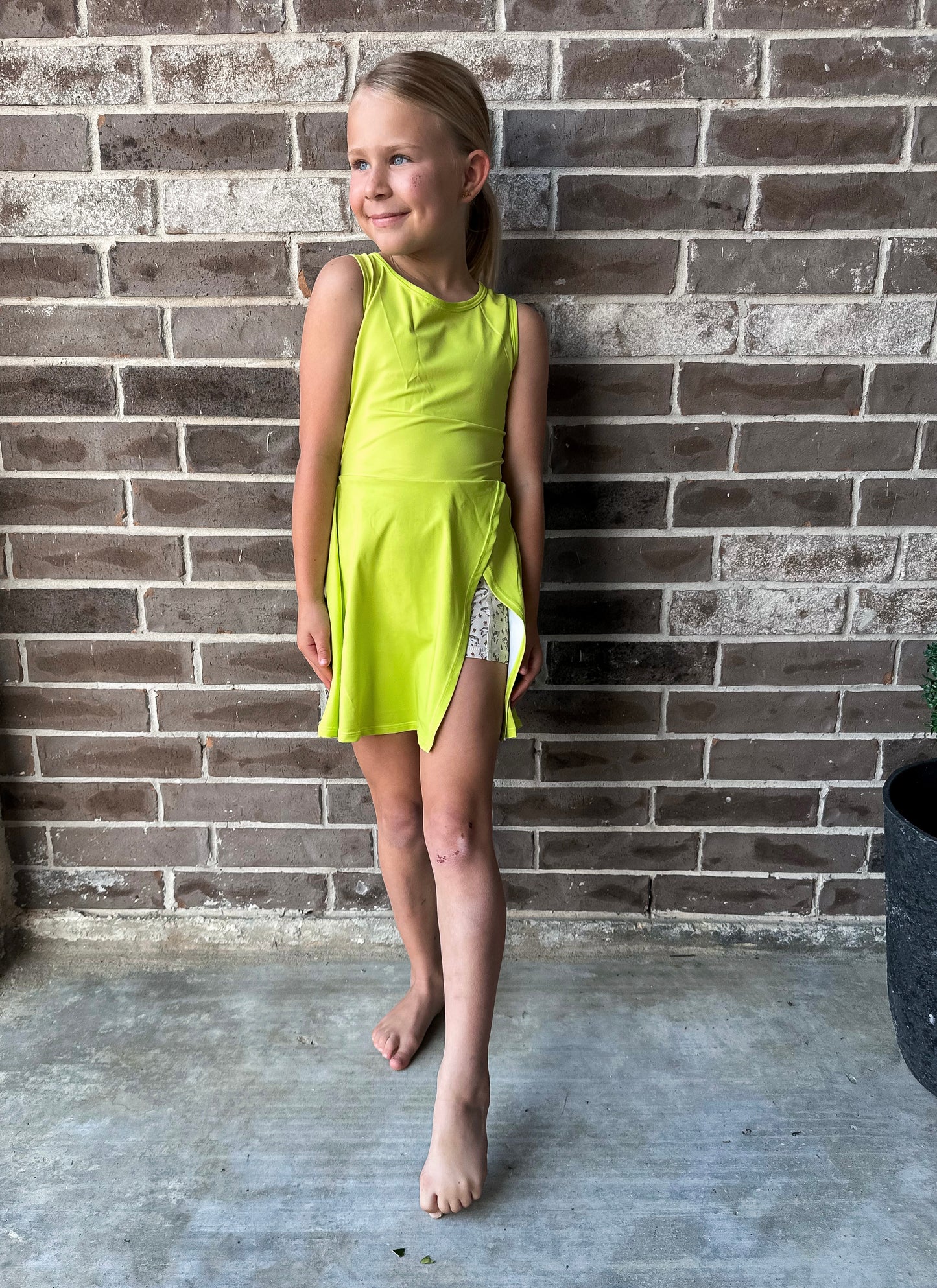 Velvet Fawn Lure Green Performance Dress