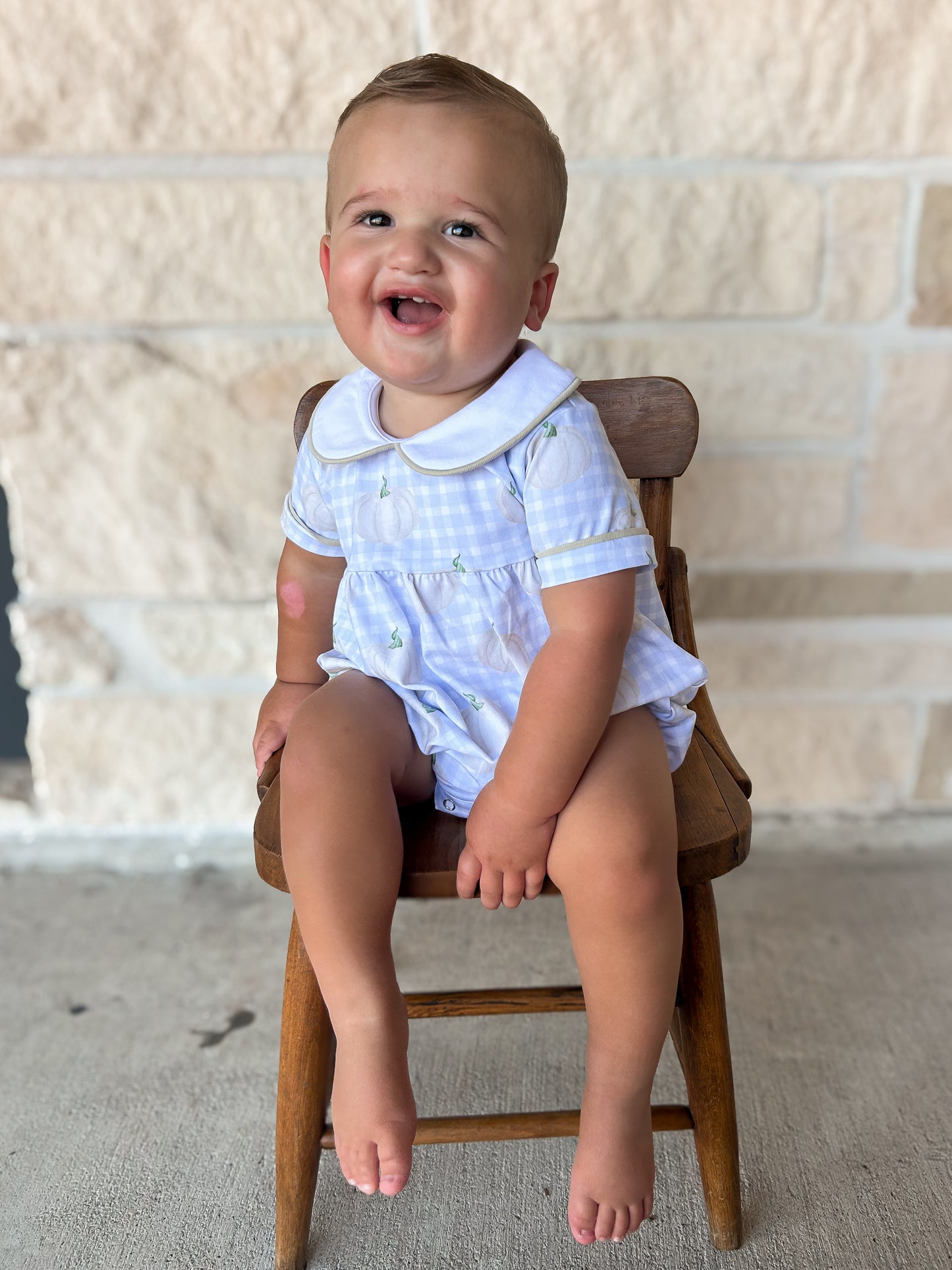 The Oaks Hank Pumpkin Patch Plaid Bubble