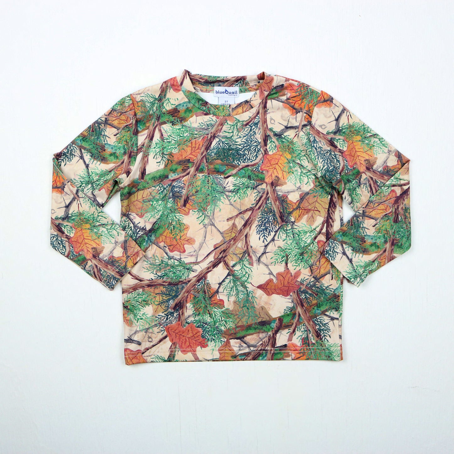 Blue Quail Hill Country Camo LS Performance Tee
