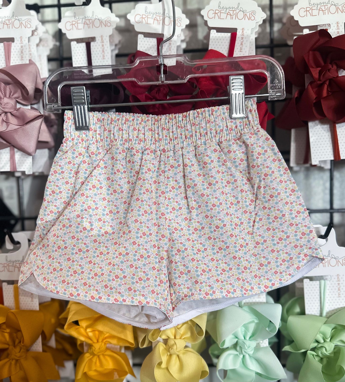 Honesty Mini Coral Floral Short