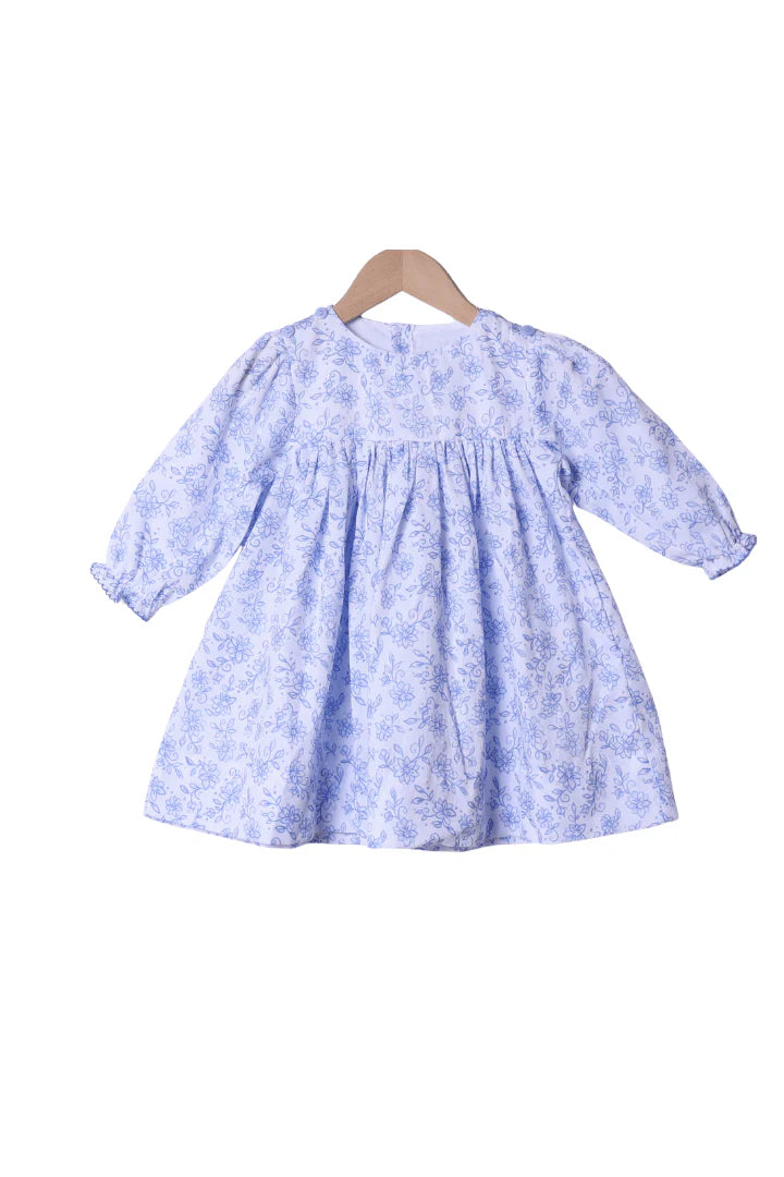 Smocked Flamingo 4 in 1 Interchangeable Holiday Swiss Dot Dress
