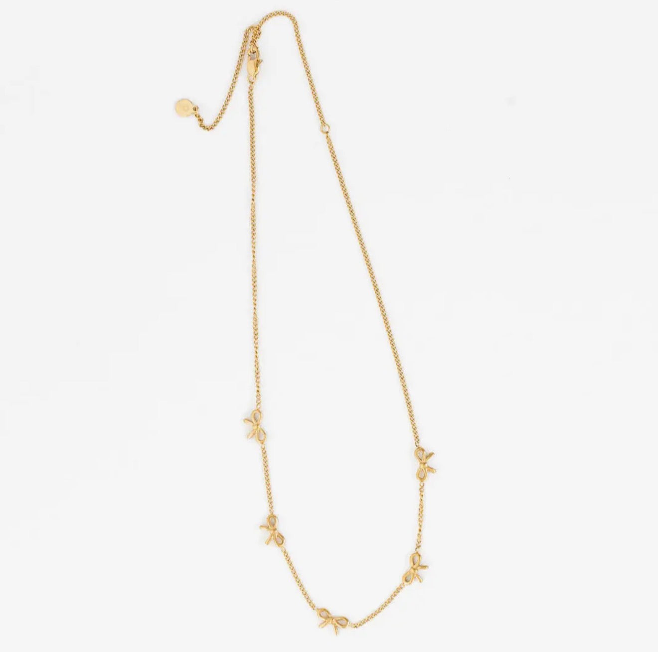 Pip Pop Post Bow Necklace