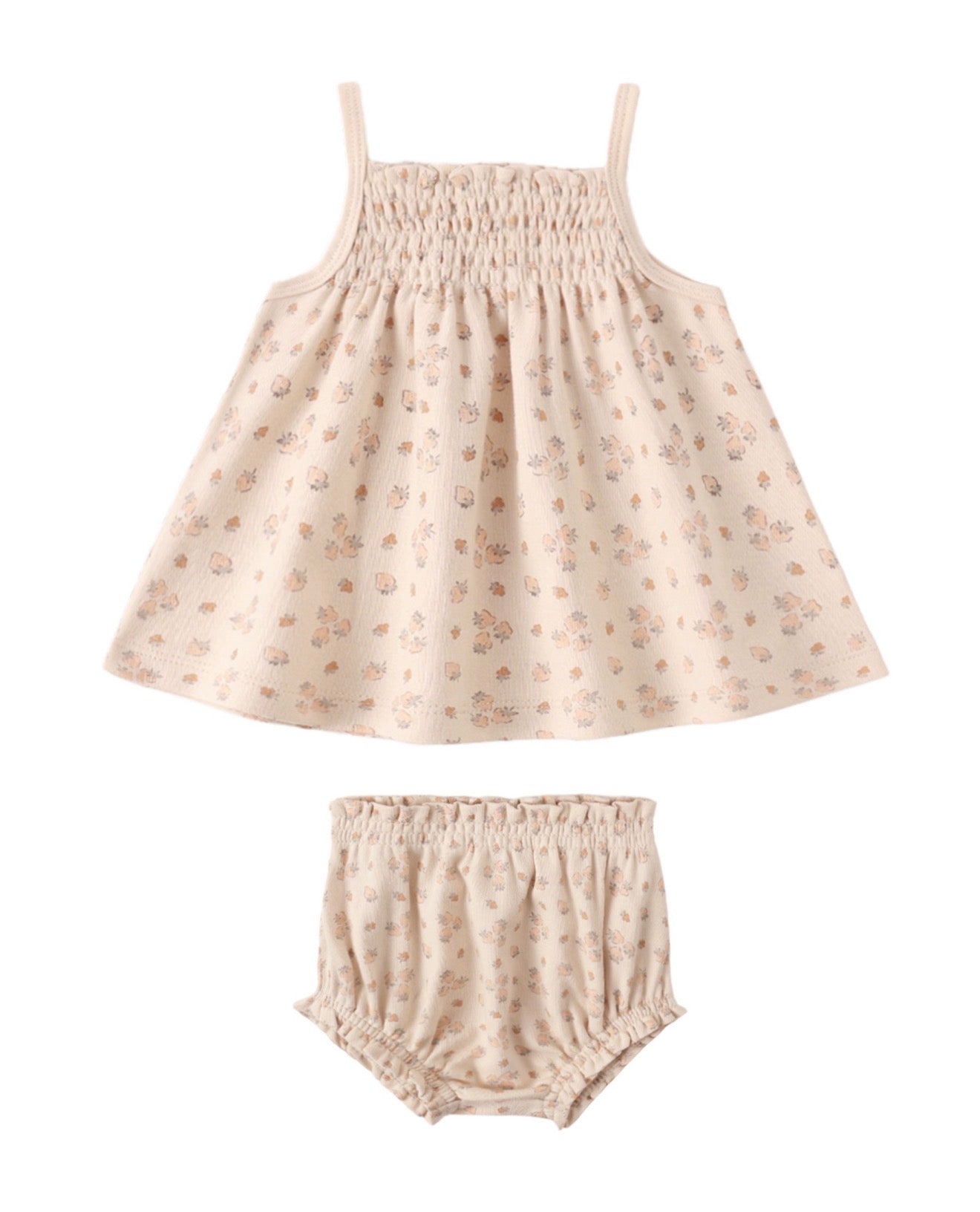 Quincy Mae Strawberries Bloomer Set