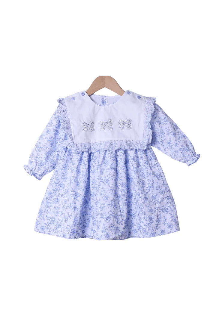 Smocked Flamingo 4 in 1 Interchangeable Holiday Swiss Dot Dress