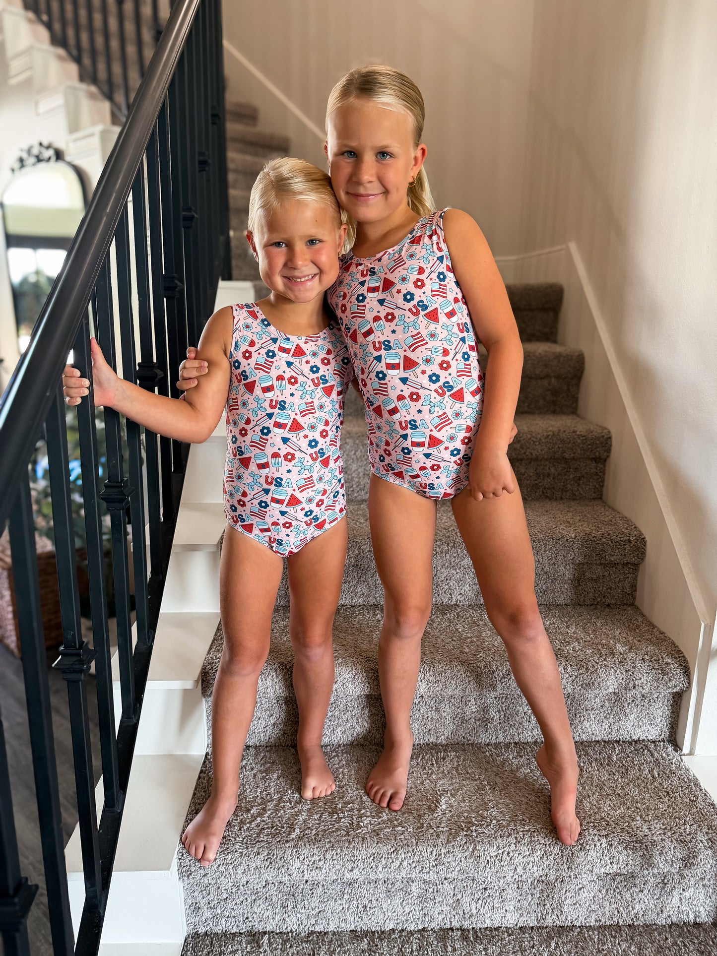 Ollie Jay Lucy Pink Celebration Swim Suit